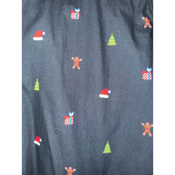 Molokai Surf Co Novelty Christmas Xmas Button Down Mens Large Black Short Sleeve - Picture 3 of 5